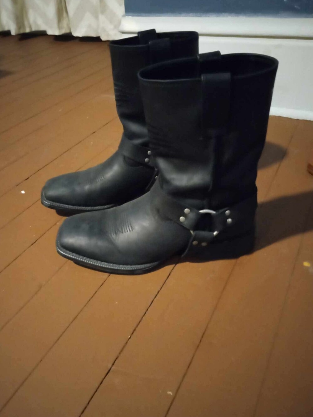 Mens Ariat Patriot Square Toe Western Boots 10.5M Pristine Condition Rare Find